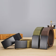 Canvas Belt Men's Automatic Buckle Quick-drying Belt
