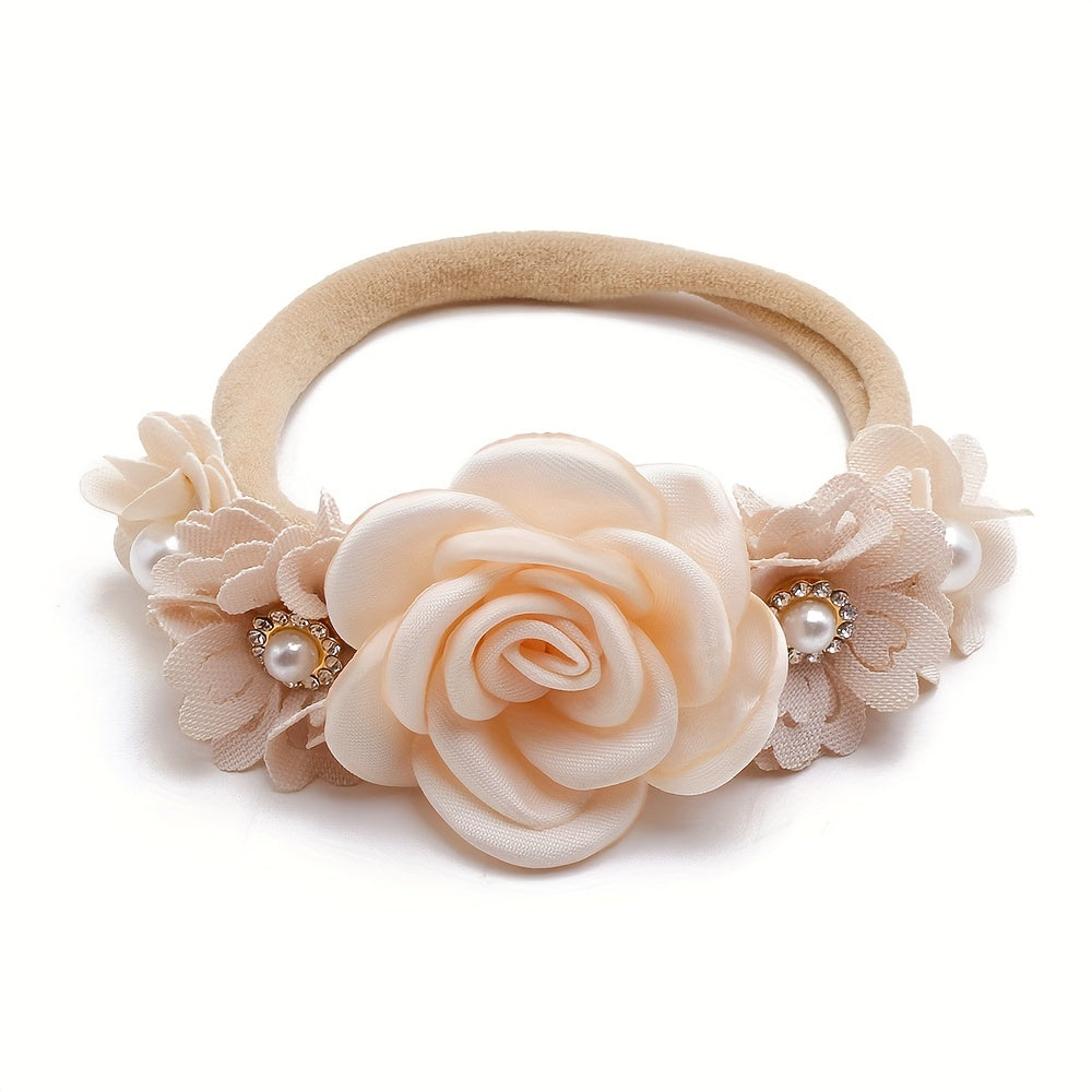 Flowers Headband Hair Accessories for Baby Girls