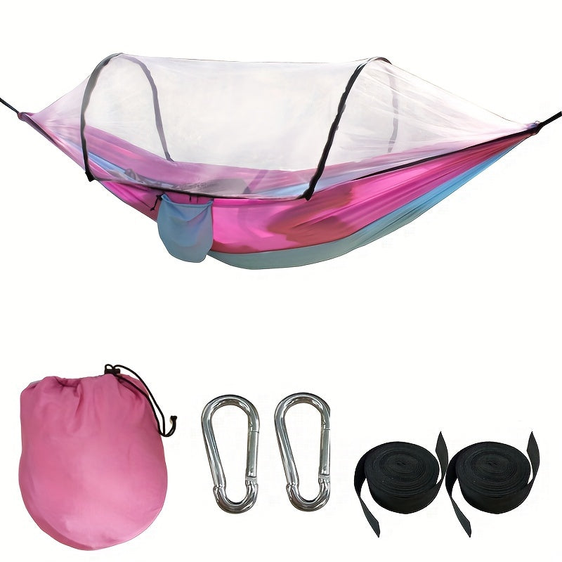 Portable Hammock Outdoor Parachute Cloth Anti Mosquito Nylon Hammock