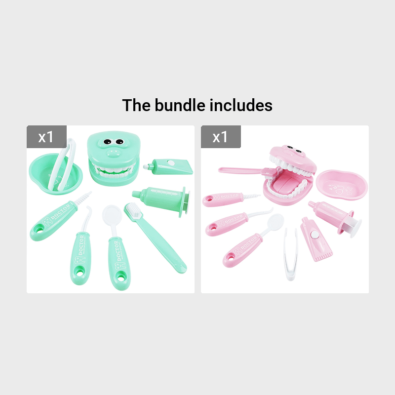Kids Dentist Check Teeth Model Role Play Learning Toy