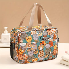 Oxford Buka Cartoon Toiletry Bag Makeup Bag Large Capacity Portable Storage