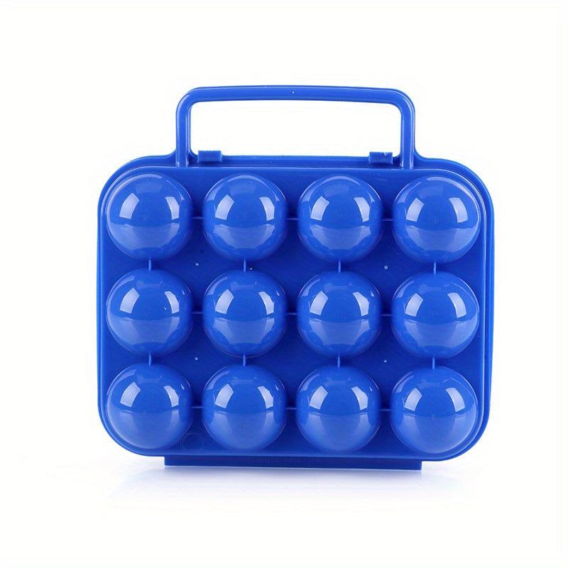 12 Grid Portable Plastic Egg Box for Camping & BBQ
