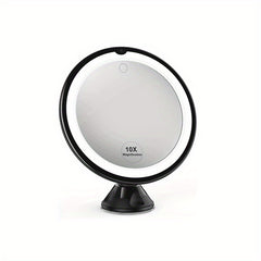 10X Magnifying Makeup Mirror With Lights 3 Lighting Bathroom Shower Mirror