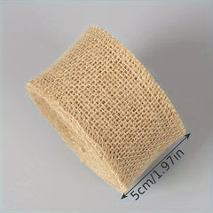 Natural Jute Roll DIY Craft Twine Strip Christmas Wedding Decor