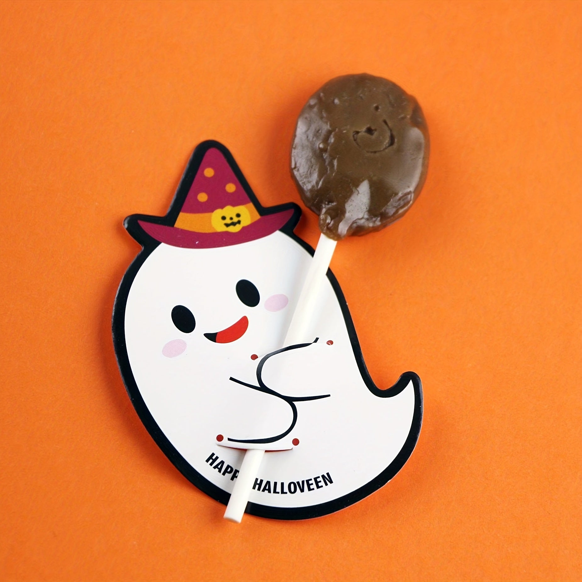 100pcs Lollipop Decoration Cards for Halloween Party Favors