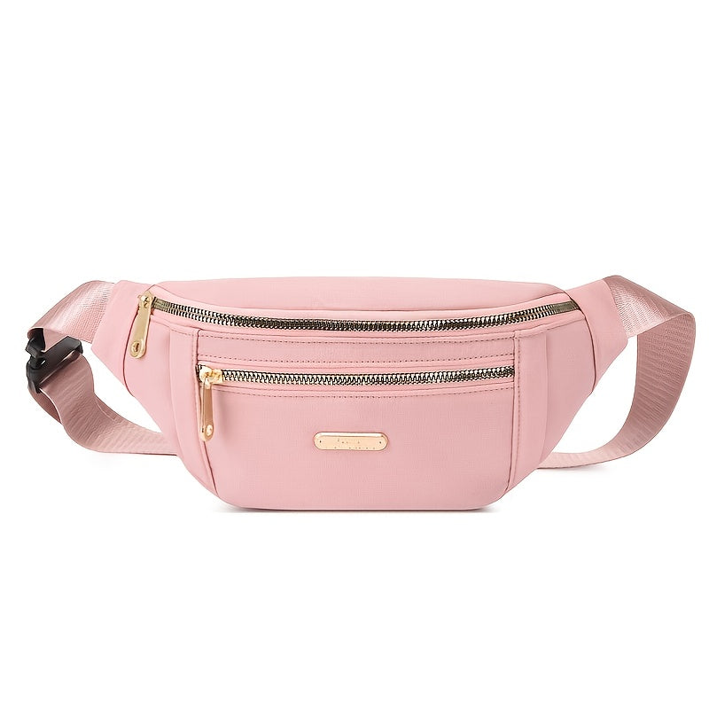 Women's Zipper Fanny Pack with Adjustable Strap