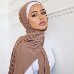 Solid Bandana Women Sweater Bandana Scarf Long Turban Head Wrap
