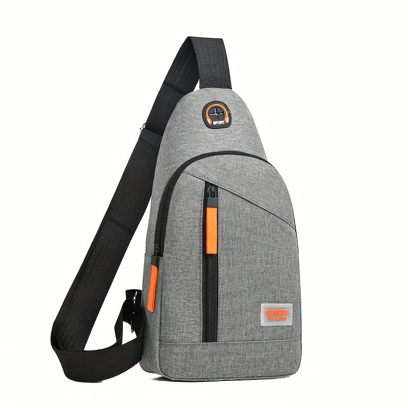 Men's Chest Bag Single Shoulder Crossbody Casual Diagonal Bag