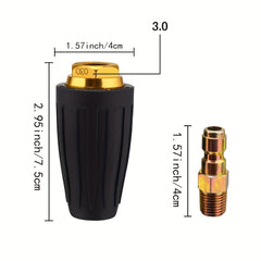 High Pressure Washer Rotating Turbo Nozzle Quick Connection Spray Washer