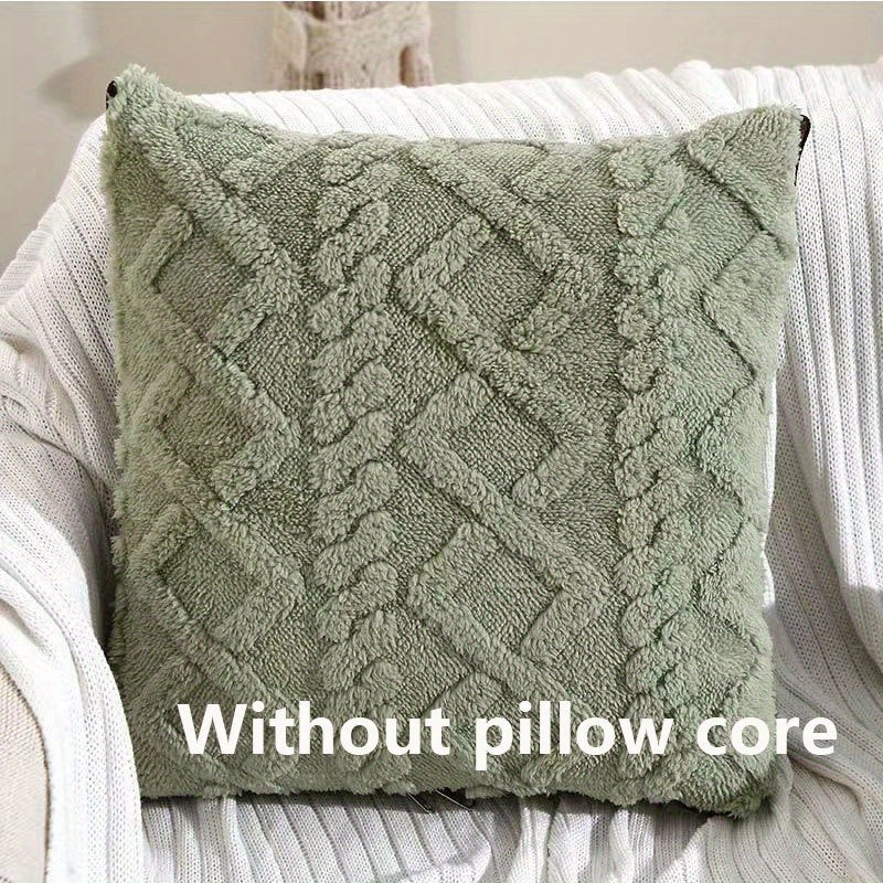 Soft Plush Sofa Slipcovers Anti Scratch Cushion Cover Home Decor