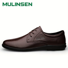 Men's Plaid Dress Shoes Soft Sole Oxford Shoes