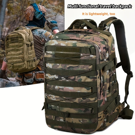 Large Capacity Camo Outdoor Backpack Mountaineering Travel Waterproof