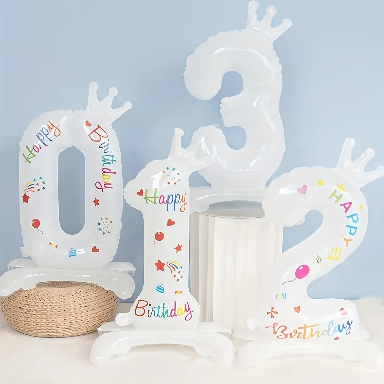 DIY Number Balloon for Birthday Party Decorations