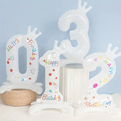 DIY Number Balloon for Birthday Party Decorations