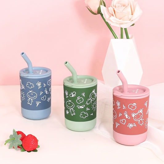Kids' Silicone Water Cup for Self-Drinking Training