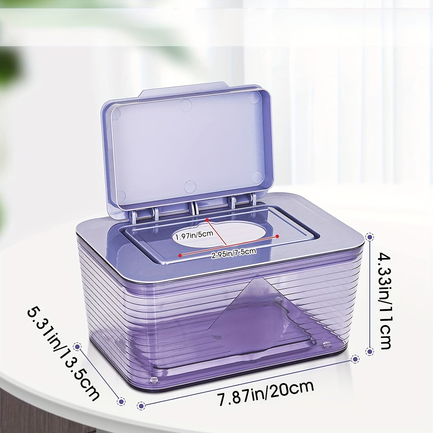 Non Slip Wipe Dispenser for Fresh and Easy Access