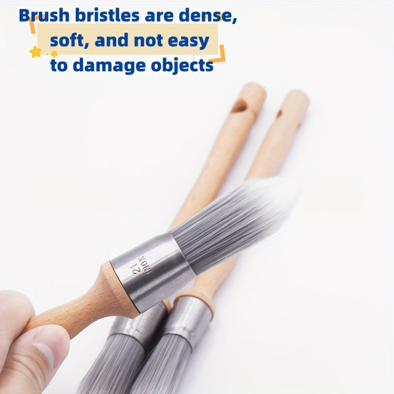3pcs Small Paint Brushes For Walls Touch Up Edge Painting Tool
