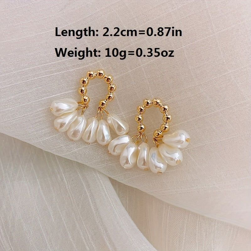 Baroque Pearl Earrings Add Feminine Charm