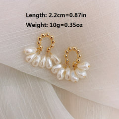 Baroque Pearl Earrings Add Feminine Charm