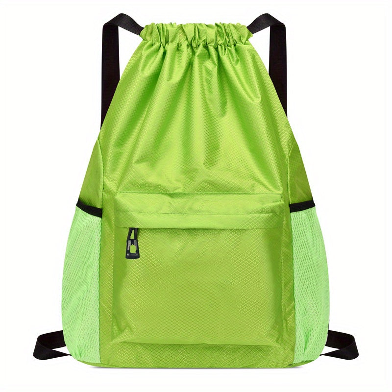Waterproof Drawstring Backpack Lightweight Sports Gym Shoulder Bag