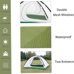 2 Person Waterproof Camping Tent Ultralight for Hiking Backpacking