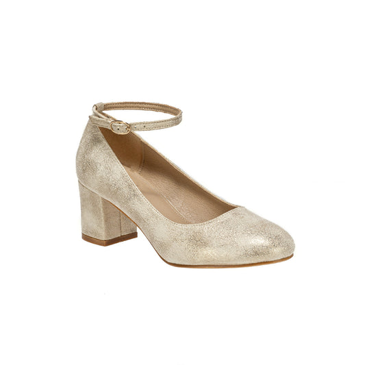 Chunky High Heels Ankle Strap Pumps Women's Footwear