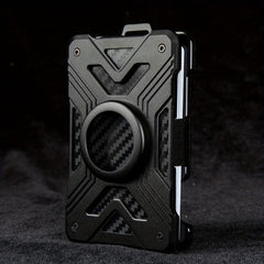 Men's RFID Blocking Aluminum Alloy Card Holder with Tracker Card