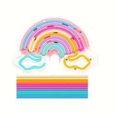Colorful Twist Stick Fidget Toy Sensory Silicone Decompression Board