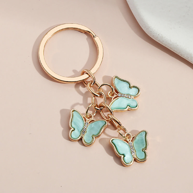 Colorful Butterfly Keychain for Your Keys