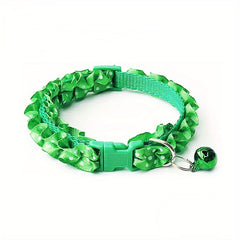 Flower Cat Collar with Bell - Small/Medium Kittens, Puppies
