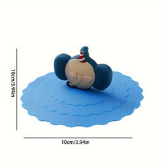 Cartoon Silicone Cup Cover Sealing Leak-proof Water Cup Cover