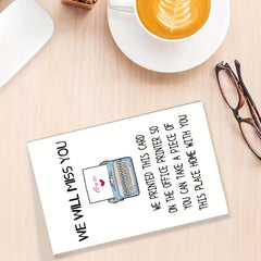 Funny Retirement Cards With Envelope - Hilarious Office Remembrance Cards