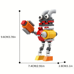 Monster Animals Sing Building Block Toy Set Gift