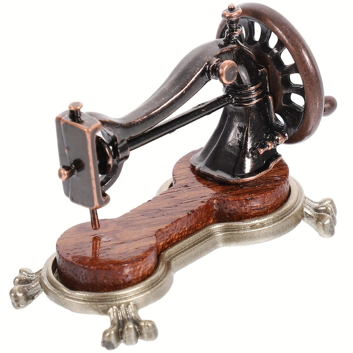 1:12 Vintage Hand-Cranked Sewing Machine Model