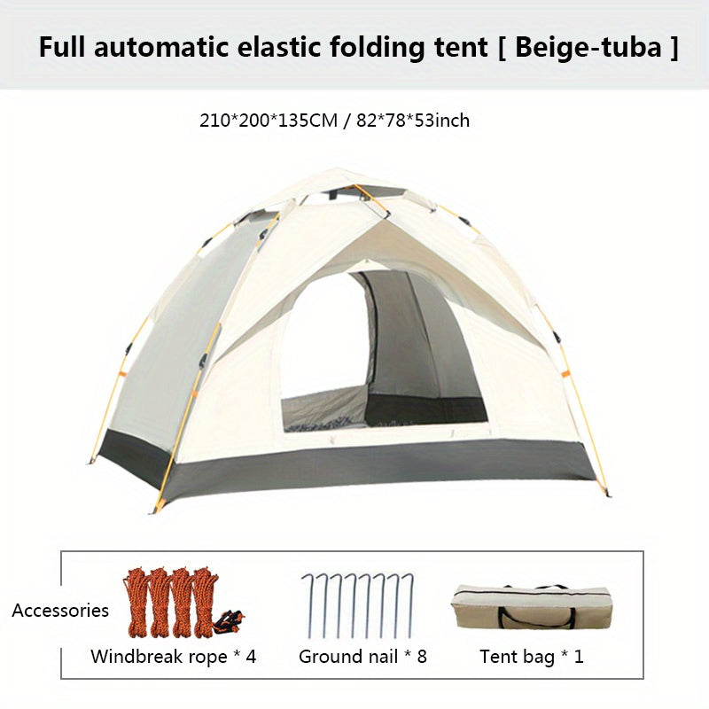 Fully Auto Quick Open Tent Sun Protect Rainproof Camping Beach Tent