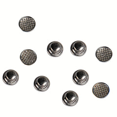 10pcs Orthodontic Lingual Button Bondable Metal Tongue Side Buckle