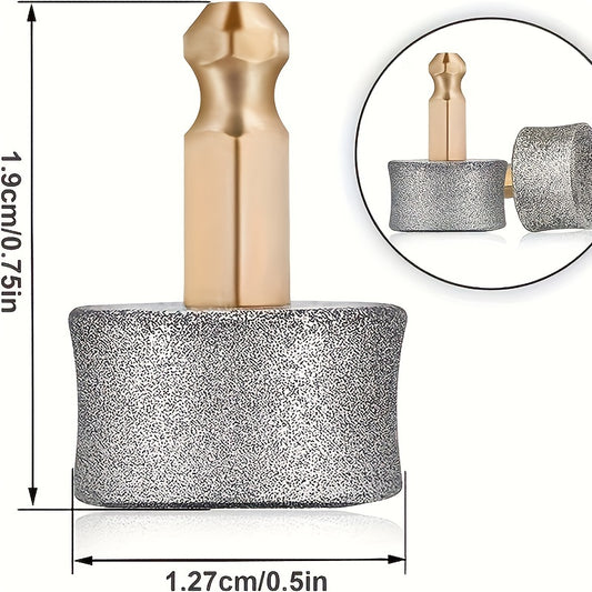 2pcs Dog Nail Grinder Replacement Heads Diamond Rotary Nail Grinder Bits