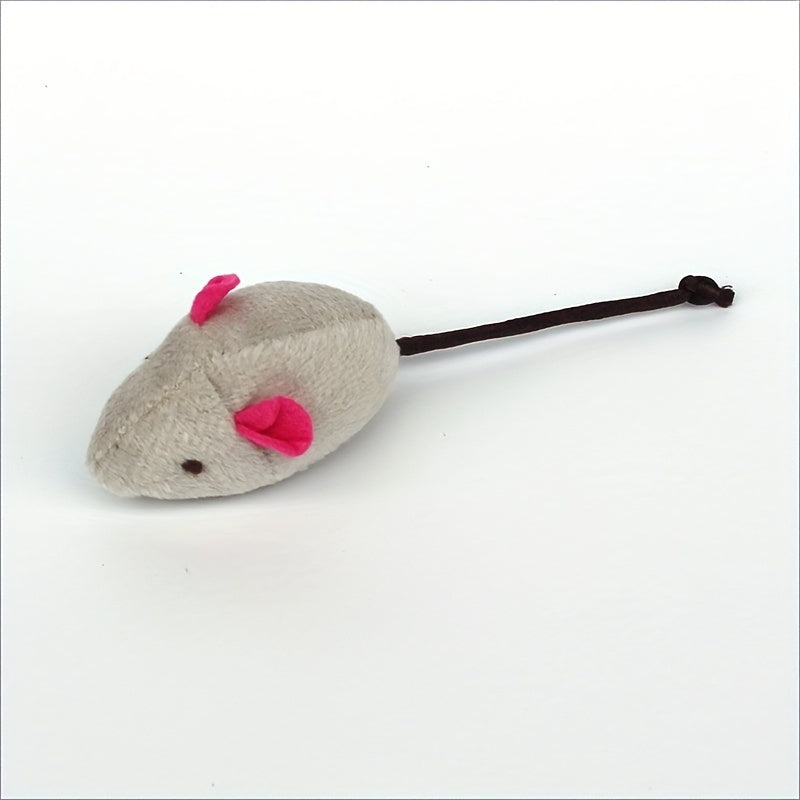 7pcs Interactive Pet Mouse Cat Teaser Toy - Cat and Dog Supplies