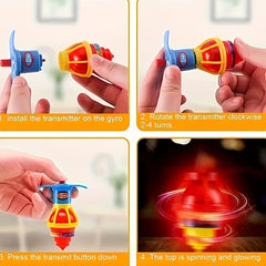 Light up Spinning Tops Toy For Kids Fun Birthday Party Favors