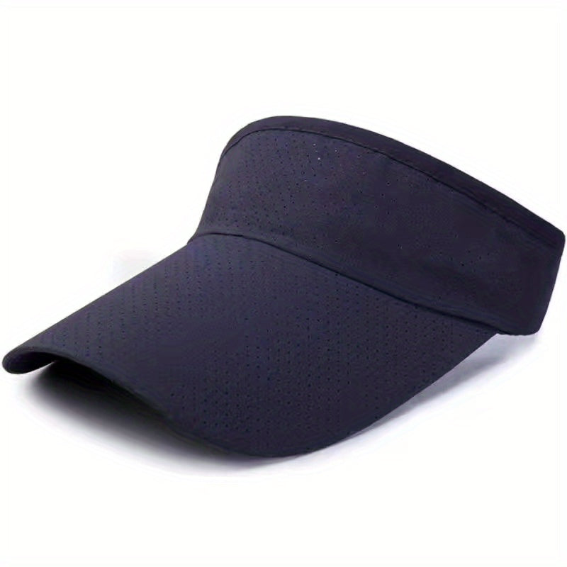 Summer Sun Hat Mens Empty Top Hat Topless Solid Light Board Hat