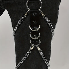 Men's Leg Chain Belt Punk Hip Hop Street Dance Leg Ring Jewelry