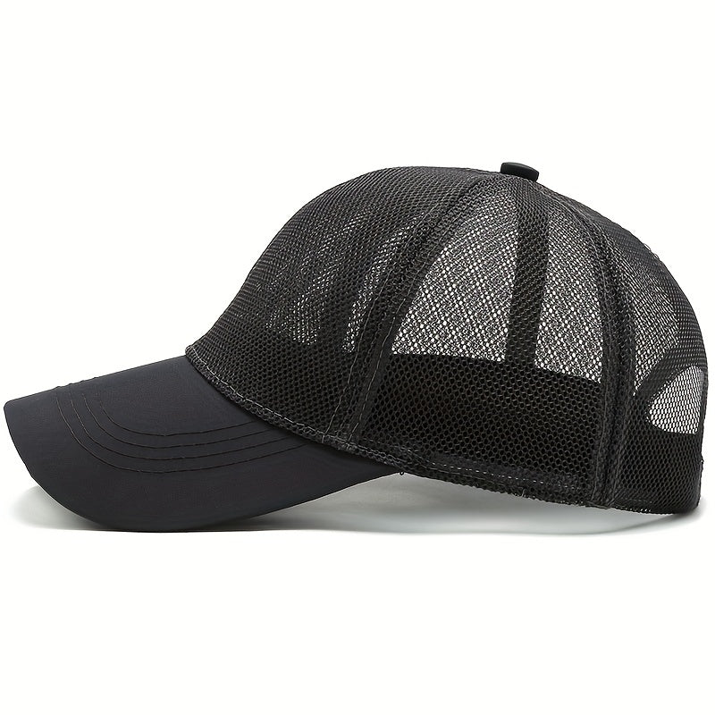 Stay Protected This Summer With Our Breathable Sunshade Mesh Hat
