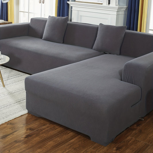 Polar Fleece Sofa Slipcover Non-Slip Couch Cover Furniture Protector
