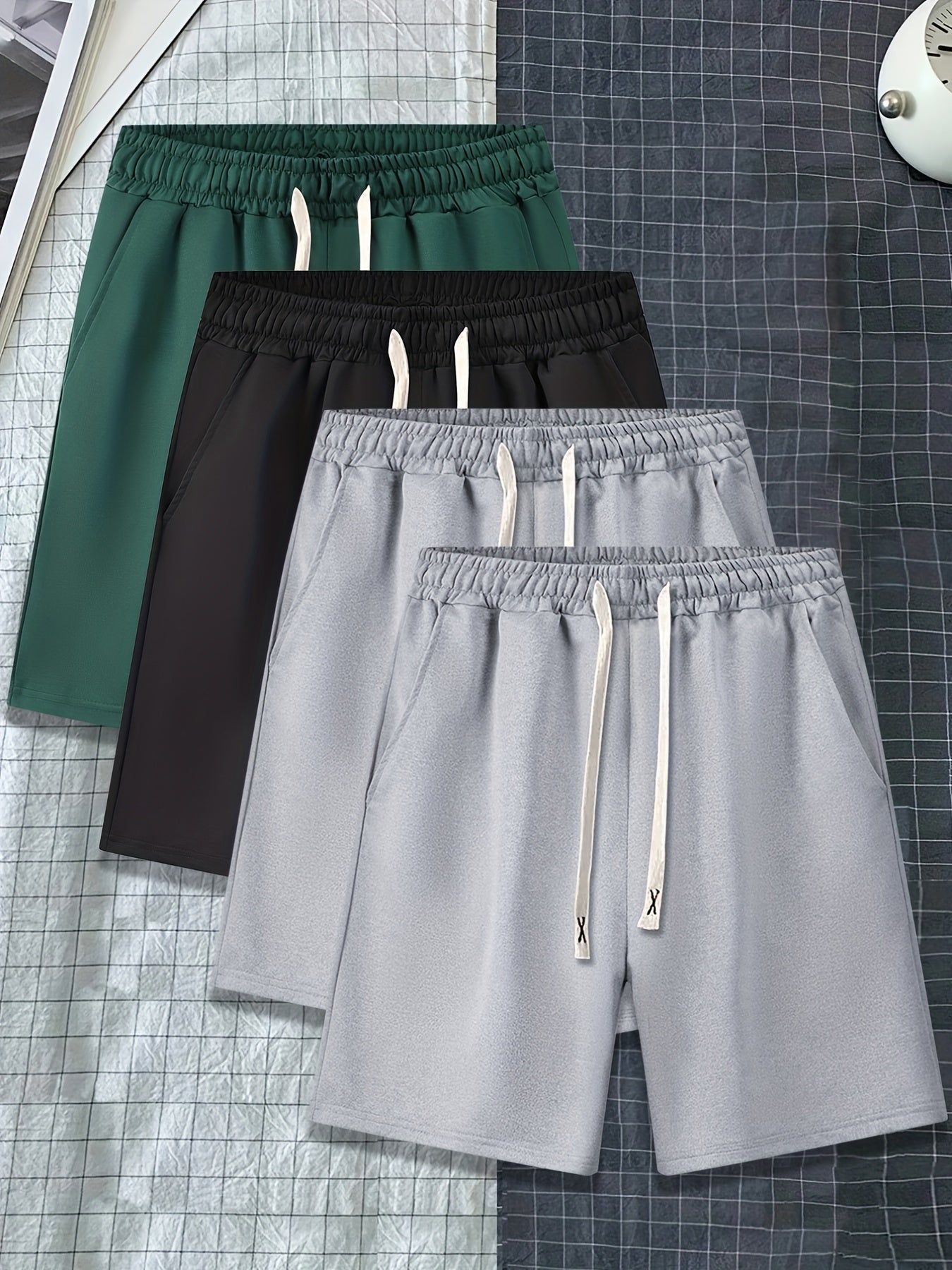 Men's Casual Elastic Waist Shorts