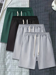 Men's Casual Elastic Waist Shorts