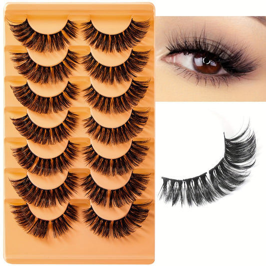 56 Pcs 5D Fluffy Faux Mink Lash Clusters 18mm Extensions