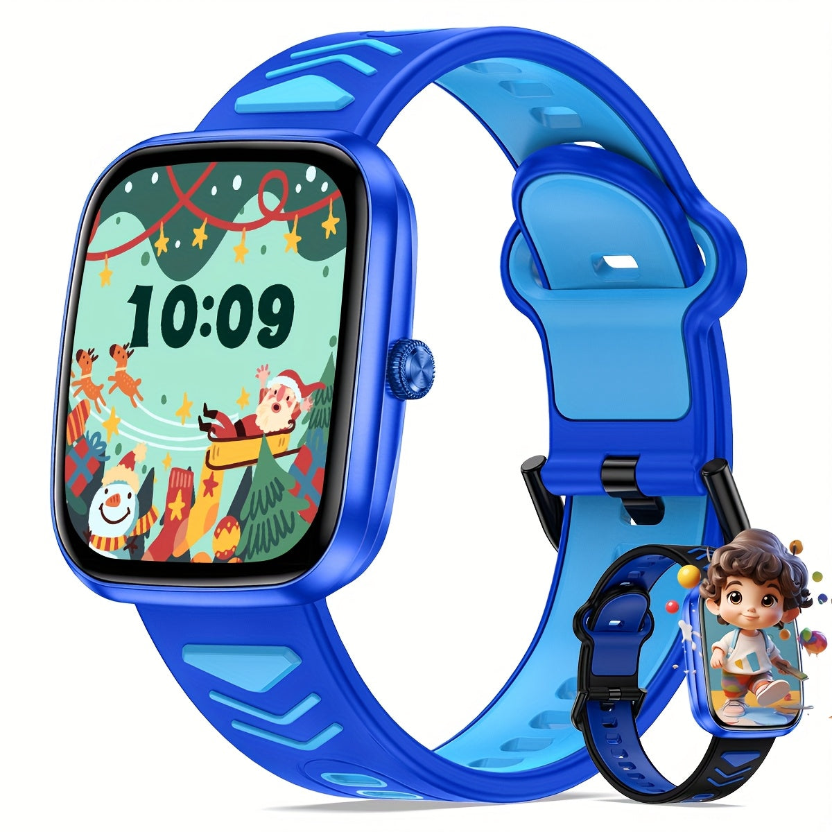 Kids Smartwatch with Wireless Calls & Messages, Educational Games, Alarm Clock