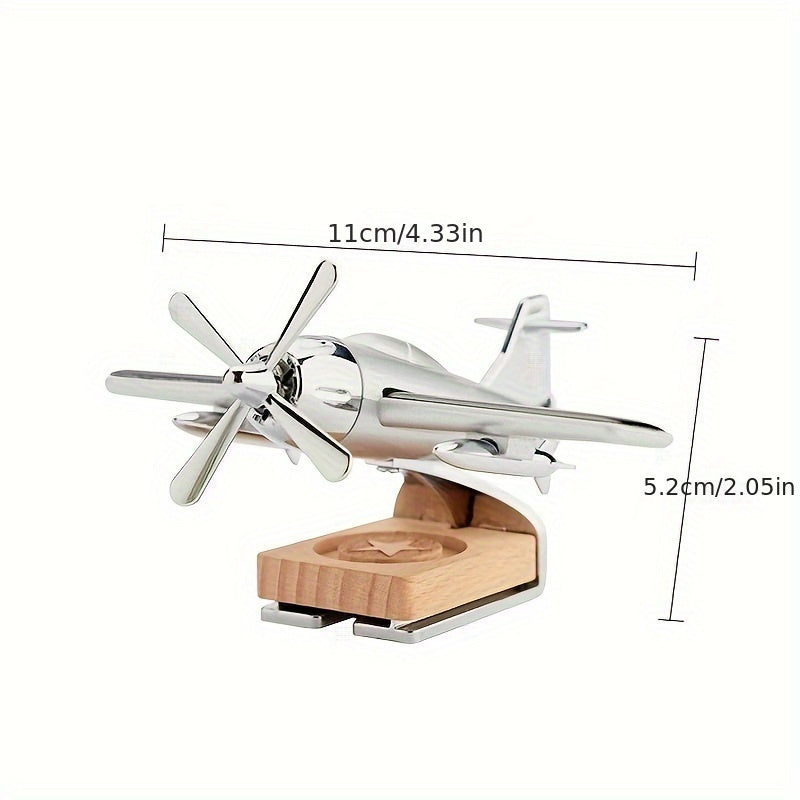 Solar Energy Airplane Car Perfume Decoration
