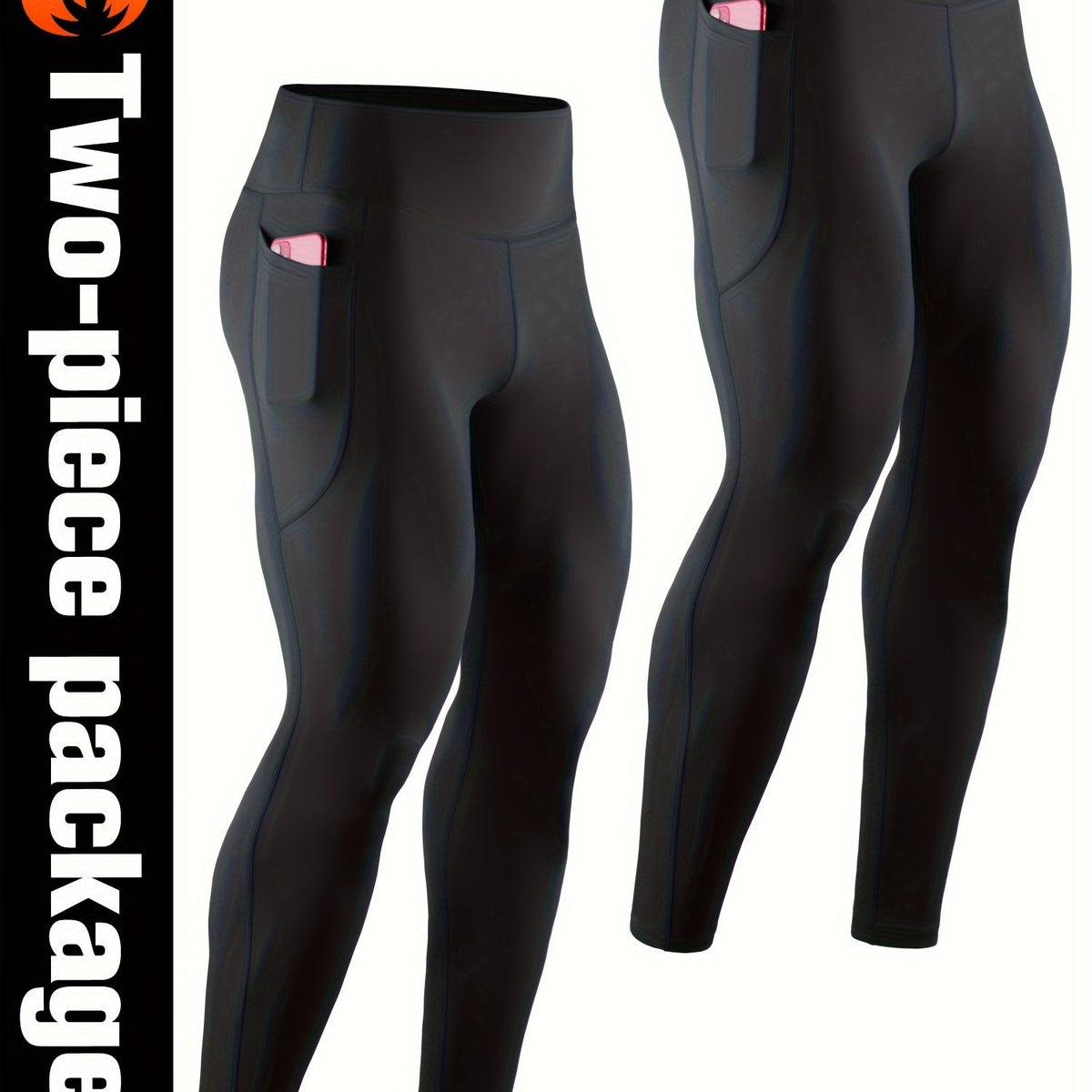 Men's Tight Pants Set for Yoga Track Sports