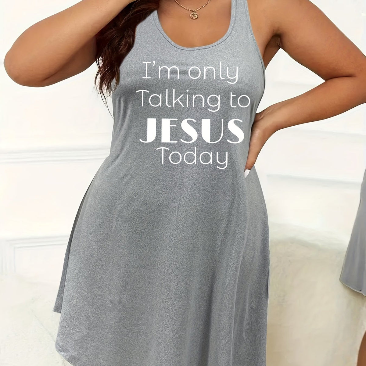  Casual Nightdress Women's Tank Sleep Dress